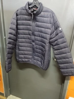 Men's Alpine Swiss Puffer Jacket Sz M Navy Blue - Image 1 of 3