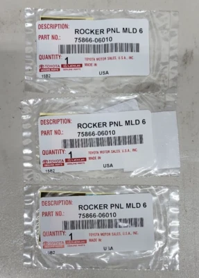 Lexus 06-21 Rocker Panel Reinforcement, Protector 75866-06010 OEM (3-Pack) Foto 1 de 4