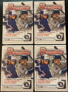 LOT OF 4 2020 BOWMAN BASEBALL FACT SEALED BLASTER BOXES DOMINGUEZ WITT+ 4 BOXES - Picture 1 of 1