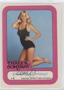 1978 Topps Three's Company Stickers Suzanne Somers Dreamgirl Chrissy! #2 0qc7