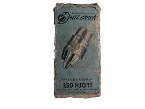Mandril sin llave Leo Hjort 1/4"" de capacidad hecho en Dinamarca - Imagen 1 de 3