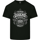 Premium Legend 18Th Birthday 2005 Mens Cotton T Shirt Tee Top
