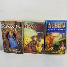 3 Lot Melanie Rawn- Star Scroll, The Mageborn Traitor, The Ruins of Ambrai