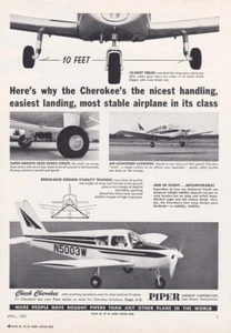 Cherokee Aircraft 1962 anuncio 9/7/2023a - Imagen 1 de 1