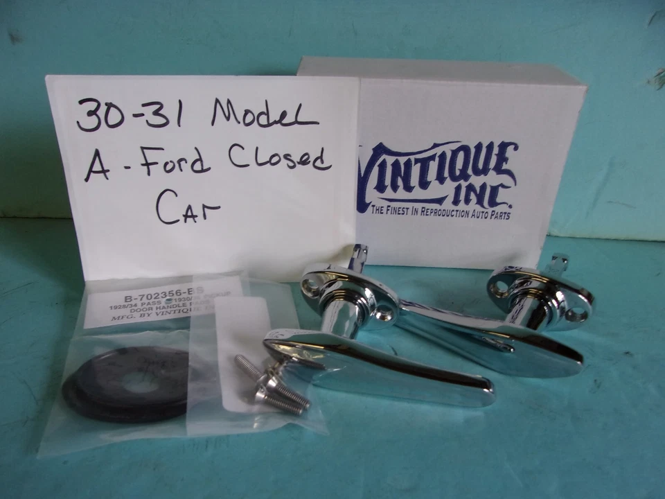 Manijas de puertas exteriores Ford modelo A 1930 1931, coches cerrados cupé, sedán Foto 1 de 1