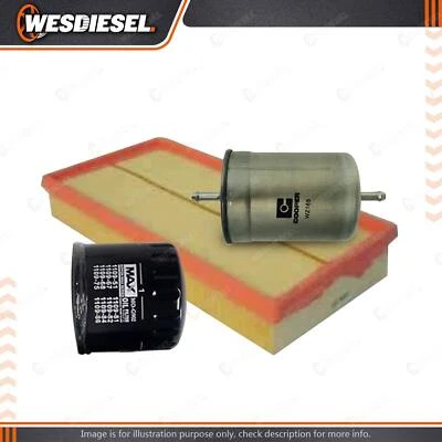 Wesfil Oil Air Fuel Filter Service Kit fits Citroen XM 3.0L V6 Petrol 1997-2000 - image 1 of 2
