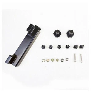 Black 6 Port Vacuum Block Intake Manifold Kit Fuel Gas Wastegate Turbo Boost - Picture 1 of 13