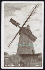 c1910 Upminster Windmill Abraham's Mill Upminster Essex Postcard C177 - Foto 1 di 2