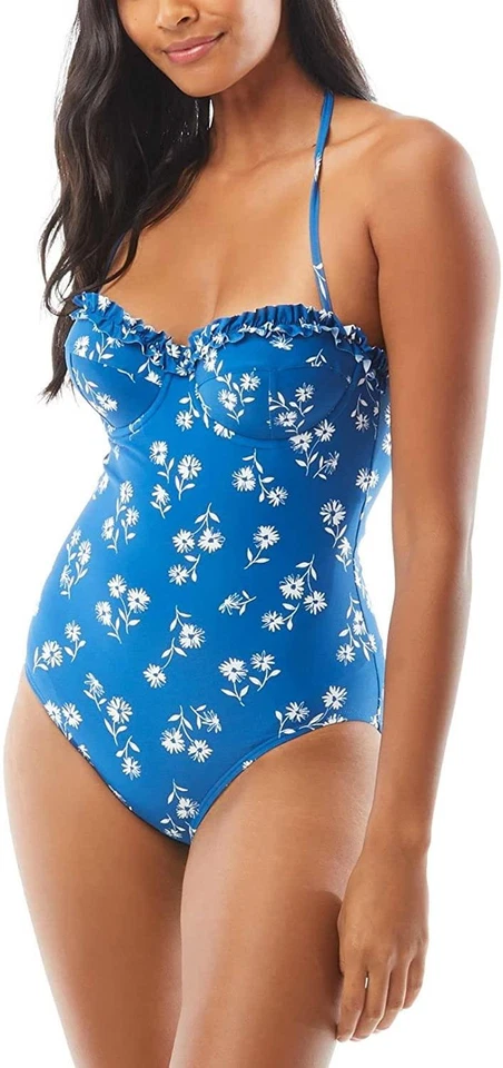 Kate Spade New York 281559 одуванчик цветочный мини оборки на косточках синий, размер XL - Изображение 1 из 1