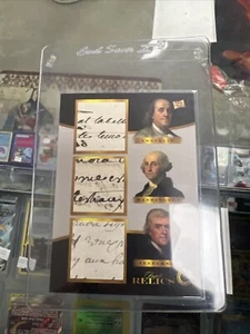 Pieces Of The Past Franklin, Washington, Jefferson Triple Relic 🔥🇺🇸🔥 - Picture 1 of 2
