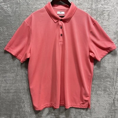 Grand Slam Polo Golf Shirt Mens XXL Coral Pink Short Sleeve - Image 1 of 4