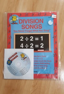 Division Songs by Kathy Trexel, Book & CD Homeschool Education - Picture 1 of 5