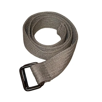 Unisex Ejército Y2K Tejido 38” Bronceado Sólido Anillo en D Informal Safari Cinturón Extremo Deshilachado Mediano Foto 1 de 4