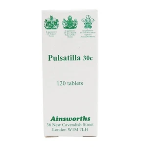 Ainsworths Pulsatilla 30C Homoeopathic Remedy 120 Tablets - Picture 1 of 1