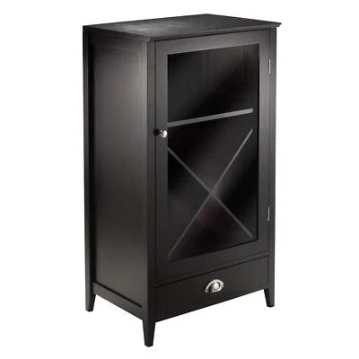 Winsome Wood Bordeaux Wine Cabinet X Panel Modular - Image 1 of 4