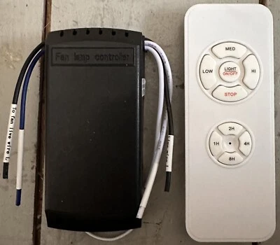 Universal Ceiling Fan Lamp Light Remote Control Receiver Kit. - Image 1 of 4