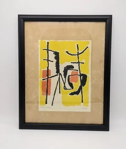 John Von Wicht Harbor Spring Signed Color Woodcut - Picture 1 of 5