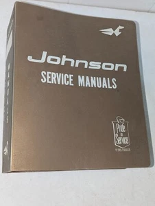 Mappe 11 Johnson Außenborder Bootsmotor Service Reparaturanleitungen 1975 - Bild 1 von 21