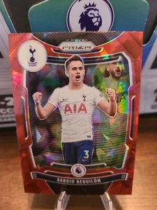 Prizm Premier League 2021-22 Red Cracked Ice Sergio Reguilon Tottenham - Foto 1 di 2