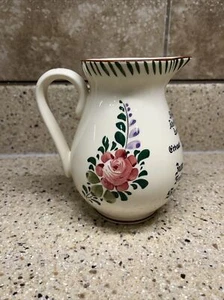 Vintage Ceramic Hand Painted German Milk Pitcher - Picture 1 of 8