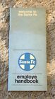 Santa Fe Railroad Employee Handbook 1969 Vintage
