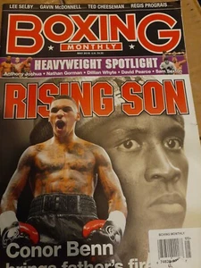Boxing monthly, heavyweight Rising son ,Conor Benn brings father's fire may 2018 - Picture 1 of 1
