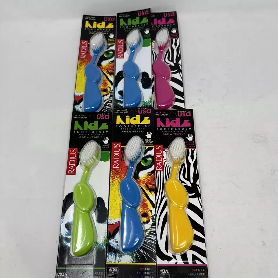 Kidz Right Handed Toothbrush Radius- PACK OF 6 - Image 1 of 1
