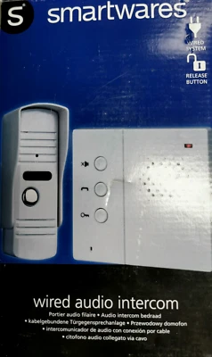 Tür - Sprechanlage 1 Familien Haus nur 2 Drähte komplette Anlage mit Kabel IB71 - Bild 1 von 4