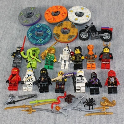 LEGO NINJAGO Minifigures Mini Figures Spinner Stands Weapons 2010s Mixed Lot 2 - Bild 1 von 4