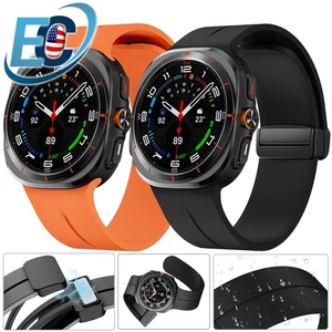 Correa deportiva de silicona suave magnética para reloj Samsung Galaxy Ultra 47 mm - Imagen 1 de 12