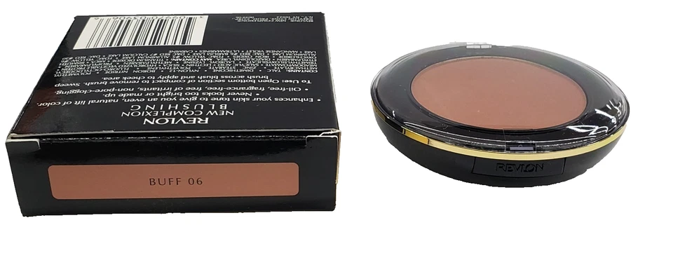NEW Revlon New Complexion BLUSHING Cheek Powder Oil Free- 06 BUFF - Image 1 of 2