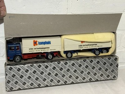 1:50 Conrad 313105 MAN Kamphuis Truck & Trailer Original Box NOS - Image 1 of 4