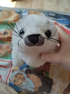 Webkinz Ganz Sparkle Harp Seal No Code Plush Only HM686 Toy Rare Hard To Find - Picture 1 of 8