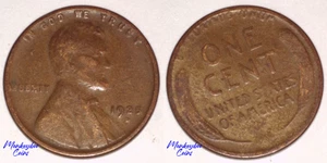 1925 D Wheat Cent- Improper Alloy Mix Woody & Rotated Die - Rare Error Coin - Picture 1 of 4