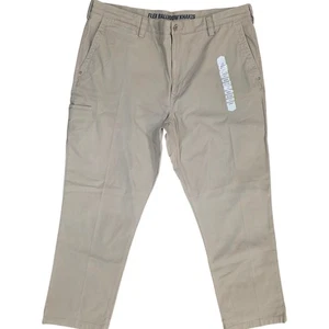 Duluth Flex Ballroom Khakis Herren 40x32 Relaxed Fit Arbeitshose hellbraun Utility neu mit Etikett - Bild 1 von 7
