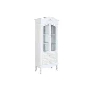 Présentoir Home ESPRIT Blanc Bois Verre 76 x 39 x 193 cm - Imagen 1 de 8