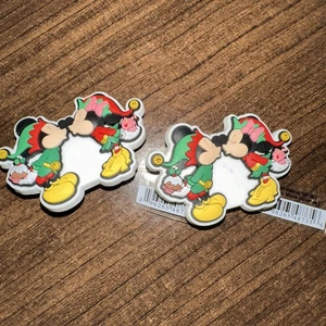 Crocs Jibbitz Disney Mickey und Minnie Schuh Charm | Jibbitz. 2er Set Charms. - Bild 1 von 2