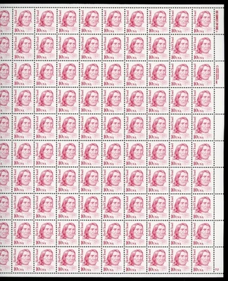 United States 1987 10c Red Cloud Scott# 2175 Complete Sheet Mint XF OG NH Gem - Image 1 of 2