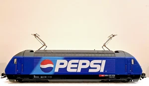 MARKLIN HO 34633 "PEPSI" ELECTRIC LOCOMOTIVE 460 SBB CFF FFS NEW in Original Box - Picture 1 of 9