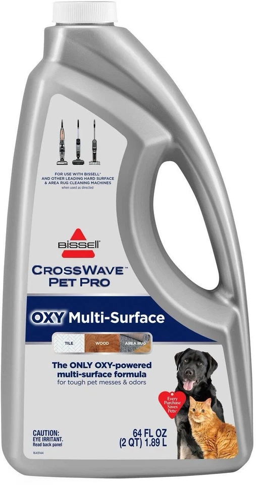 BISSELL CrossWave Pet Pro OXY Multi-Surface Formula Box 64oz Box Of 4 Comtainers - Image 1 of 1