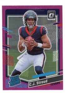 2023 PANINI DONRUSS OPTIC PINK HOLO PRIZM C.J. STROUD #339 TEXANS - Picture 1 of 1
