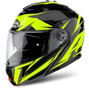 AIROH CASCO PHANTOM S EVOLVE 2018 YELLOW GLOSS FLIP UP HRT - Imagen 1 de 5