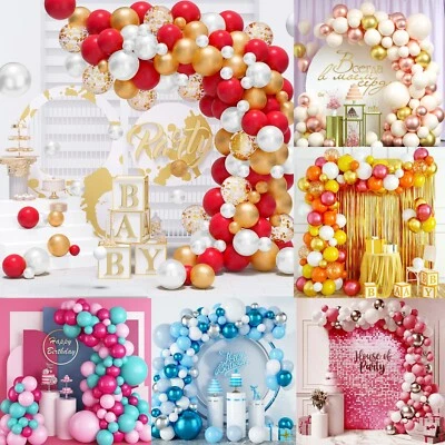 Balloon Arch Kit Balloon Garland Chrome Wedding Birthday Baby Shower Party Decor - Изображение 1 из 4