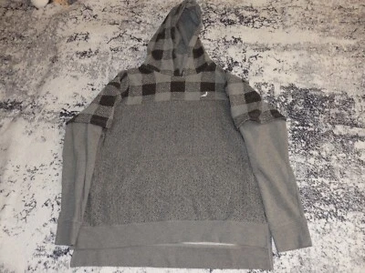 RARO Moletom Xadrez Masculino Staple Pigeon Cinza Preto Tamanho Extra Grande Excelente Estado Usado - Imagem 1 de 4