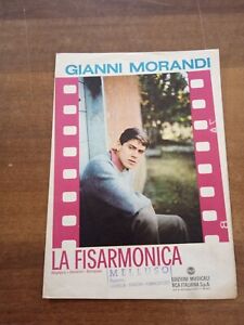 Partitura Musical Original Gianni Morandi La Acordeón Año 1966