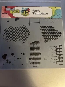 Crafter's Workshop TCW 6" x 6" Painting Stencil Template Mini Texturized New - Picture 1 of 2