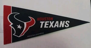 New  NFL Houston Texans Mini Pennant  9"x4" Felt, Made in USA Banner - Picture 1 of 1