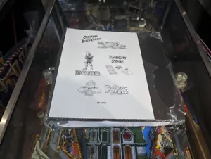 Bally Pinball Machine Twilight Zone Parts Catalog 658 PAGES 16-9562 - Picture 1 of 3