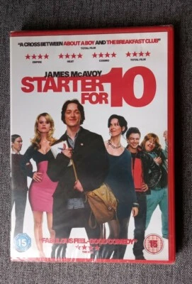 James McAvoy - Starter For 10 DVD (2006) - Replay DVD - Brand New (sealed) - Image 1 of 3