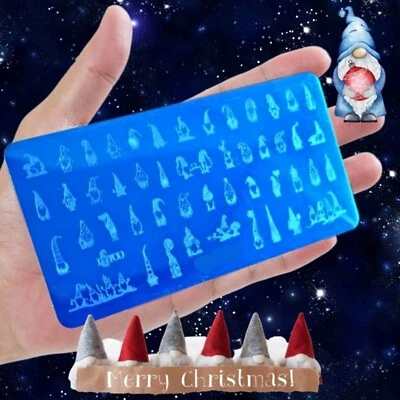 SMILEYS GLITTER STORE Nail Stamping Plate Gnome Stamping Plate Gonk Stamping Plate Gnome Nail Art